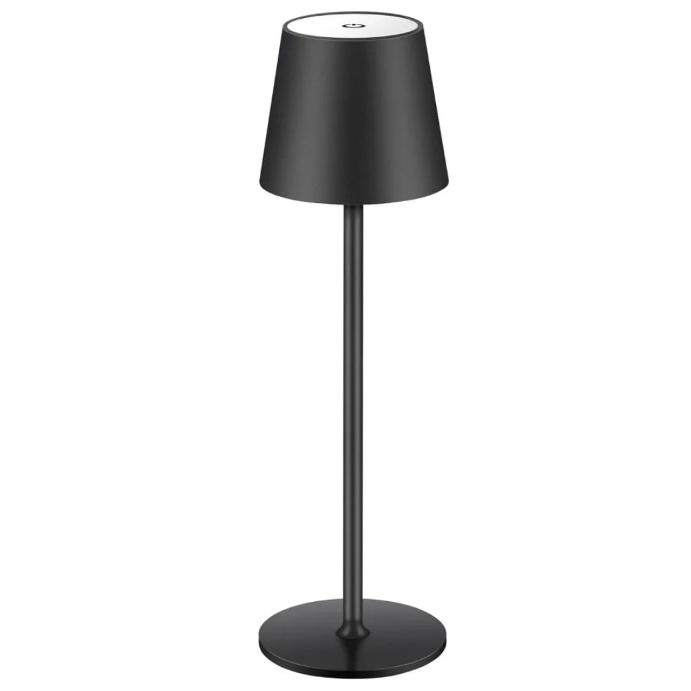 LED Desk Lamp Touch Switch Table Lights Rechargeable 3 Colors Dimmable For Bedroom Living Room Bar Dinner Reading Lighting