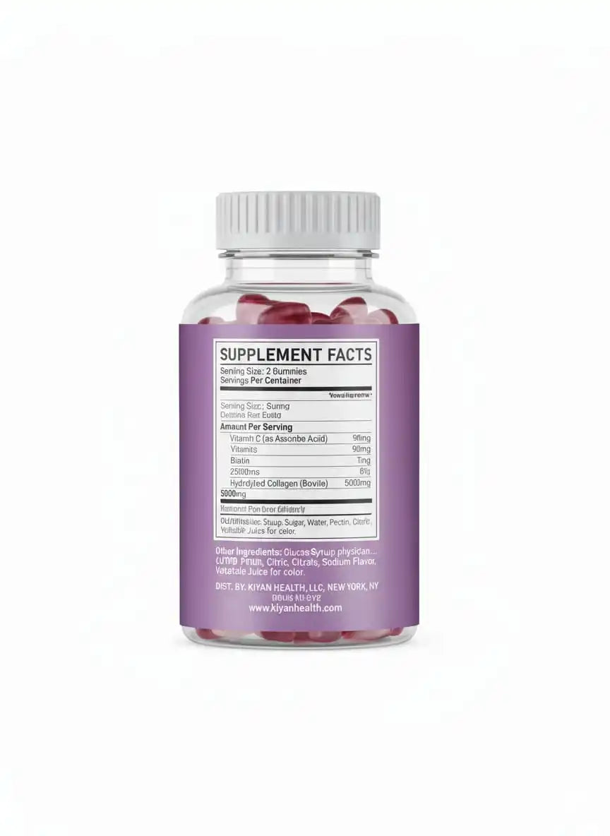 Collagen & Vitamin C Nutritional Gummies for Adults