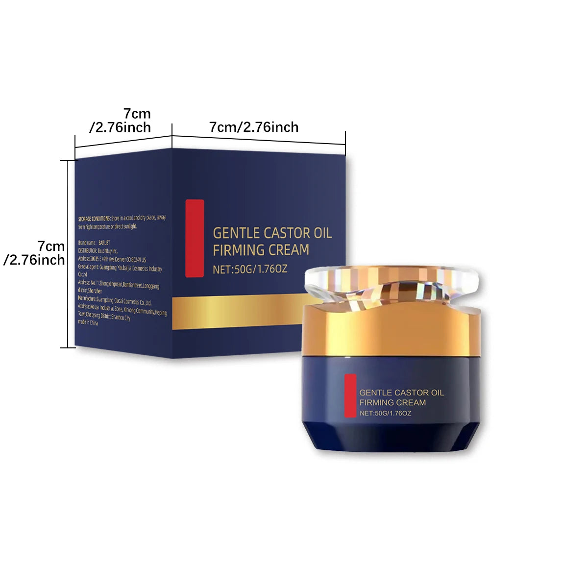 BARUBT Cross-Border Anti-Aging Face Cream with Peptides & Collagen - Deep Hydration, Firms Skin, Reduces Wrinkles and Fine Lines