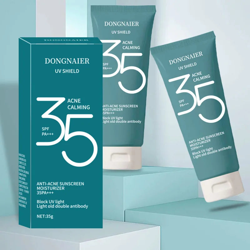 DONGNAIER Acne-Removing Hydrating Sunscreen Spray SPF35 PA+++ with Salicylic Acid Panthenol Double-Protection for All Skin Types