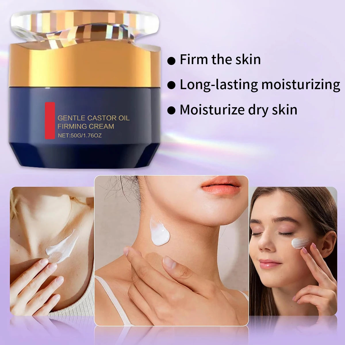 BARUBT Cross-Border Anti-Aging Face Cream with Peptides & Collagen - Deep Hydration, Firms Skin, Reduces Wrinkles and Fine Lines