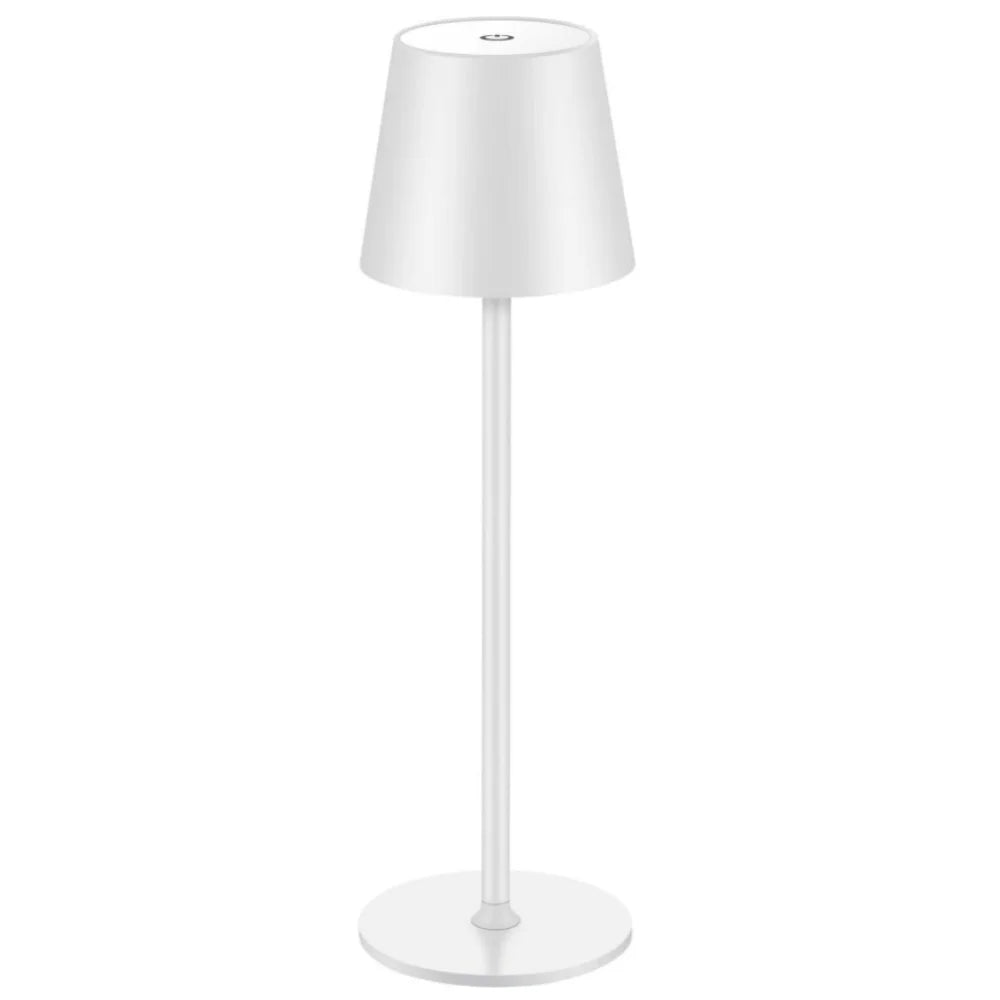 LED Desk Lamp Touch Switch Table Lights Rechargeable 3 Colors Dimmable For Bedroom Living Room Bar Dinner Reading Lighting