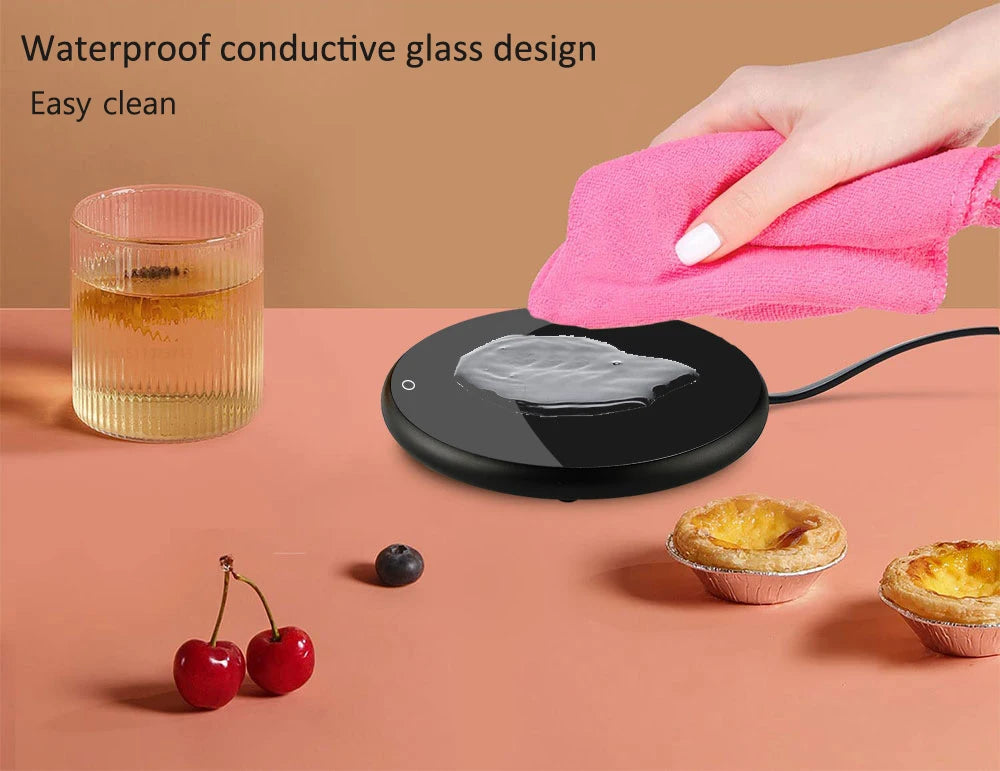 Cup Heater Mug Warmer USB Constant Warming Mat Coffee Milk Tea Water Heating Pad Electric Thermostatic Coaster Mini Cup Warmer